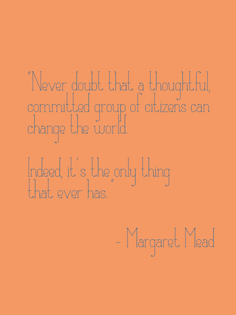 margaret mead quote, committed
